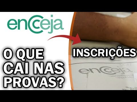 ENCCEJA 2020 → O que CAI NAS PROVAS? Inscrições