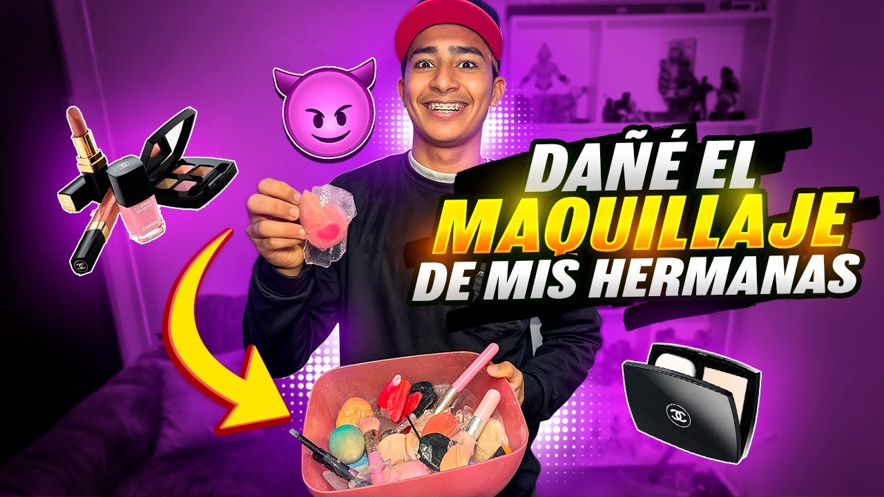 Dañé el maquillaje de mis hermanas 🤣😰
