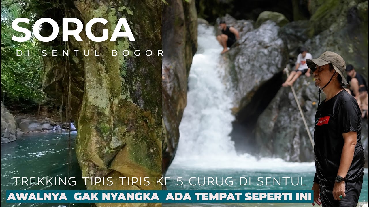 TREKING 5 CURUG DI SENTUL; Curug Leuwi Hejo - Leuwi Lieuk- Leuwi Cepet - Curug Barong -Leuwi Benjol