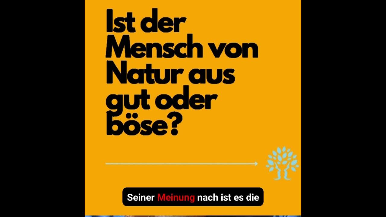 Der Mensch Ist Von Natur Aus Böse Bibel www.youtube.com