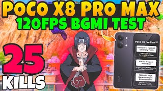 🔥POCO X8 Pro Max BGMI Test 120fps ( Naruto Mode 4.5 ) With Fps Meter - DM 9500s Is GOAT!! screenshot 5