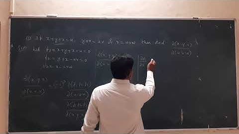 Partial derivatives(Jacobin of Implicit functions)