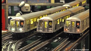 MTH MTA NYC Transit 6-Car R-40 Slant B Train Subway Set