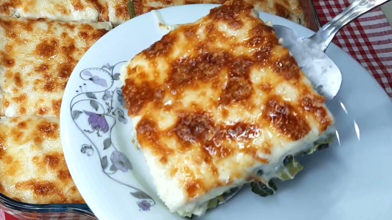 BEŞAMEL SOSUN ÇOK YAKIŞTIĞI TARİF👌 ISPANAK GRATEN TARİFİ👌