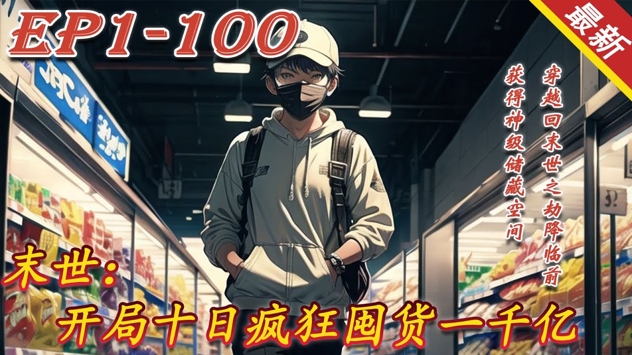 《末世：开局十日疯狂囤货一千亿》第1~100集丨 穿越回到末世之劫降临前十日，伴随他穿越回来获得神级储藏空间！ 这十天的时间他开启疯狂囤货模式！！#漫画小说#都市#重生#末世#漫野推文