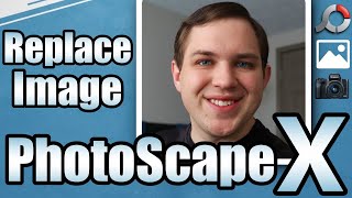 How To Replace Image In PhotoScape X | PhotoScape X Tutorial!