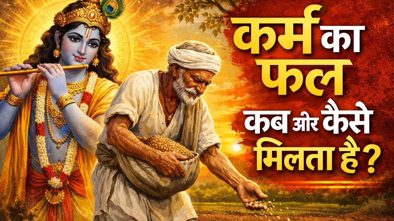 कर्म का फल कब और कैसे मिलता है | गीता का गहरा ज्ञान | Best Krishna Motivational Speech
