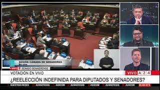 🔴EL SENADO BONAERENSE VOTÓ A FAVOR DE LA REELECCIÓN INDEFINIDA: DESEMPATÓ MAGARIO