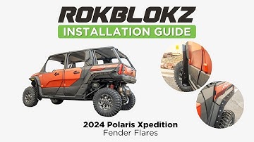 2024+ Polaris Xpedition: How to install Rokblokz Fender Flares