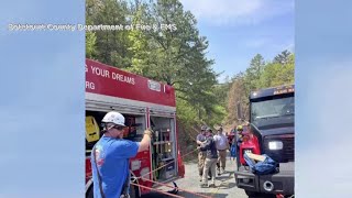 Successful rescue on Blue Ridge Parkway