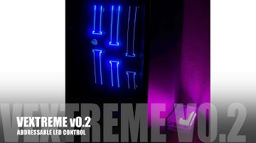 VEXTREME v0.2 Open Source Vectrex Multicart - Addressable LED Control
