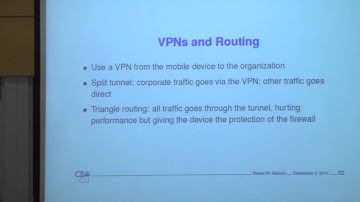Firewalls Modern Thinking - Steven Bellovin Technion Computer Engineering lecture