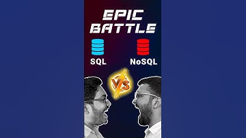 SQL vs NoSQL Database 🔥Epic Battle of Databases 05 #sql #nosql #shorts