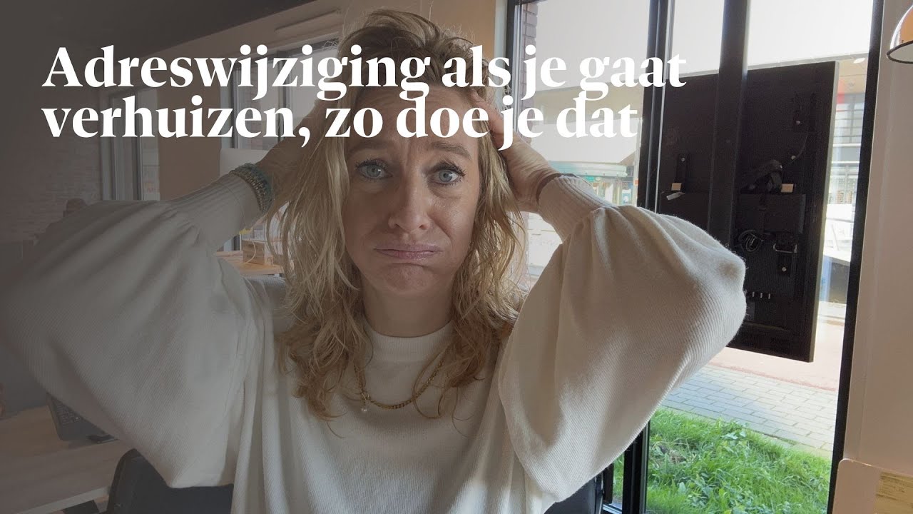 De ULTIEME CHECKLIST! Aan wie geef jij je VERHUIZING door?