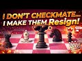 😱 Ultimate Checkmate! 1500+ Rated Player RESIGNED 🔥#chess #chesstrap#checkmate #chessanalysis