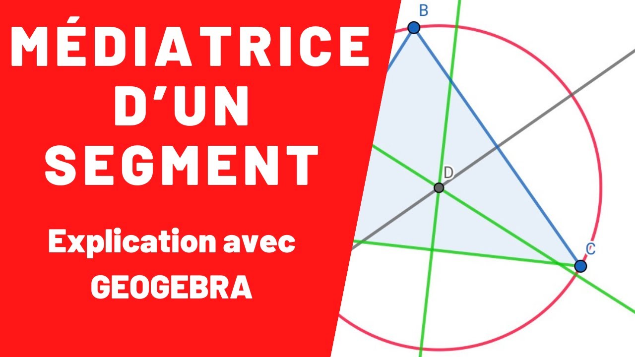 Médiatrice d’un segment définition et propriétés à découvrir avec Geogebra YouTube Médiatrice d’un segment définition et propriétés à découvrir avec Geogebra YouTube