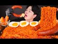 ASMR MUKBANG | 불닭볶음면 킬바사 소세지 리얼사운드 먹방 FIRE NOODLES & KIELBASA SAUSAGE & FRIED EGGS EATING SOUND