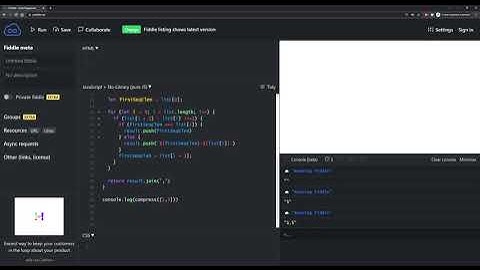 JS Interview | Compress Array of Integers to String
