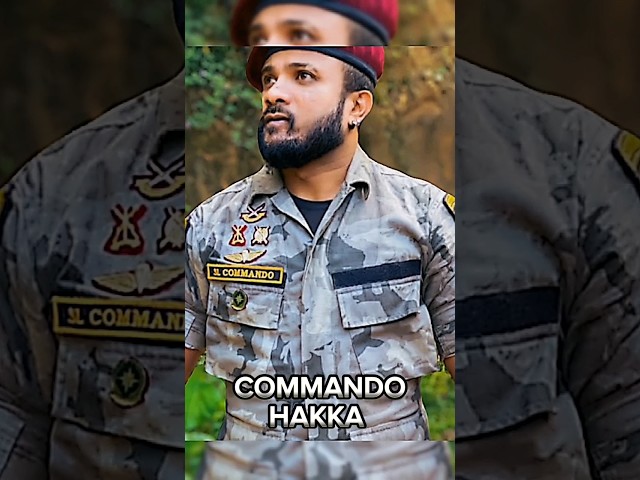 Commando Hakka 🇱🇰👹 #srilankaarmy #shorts class=