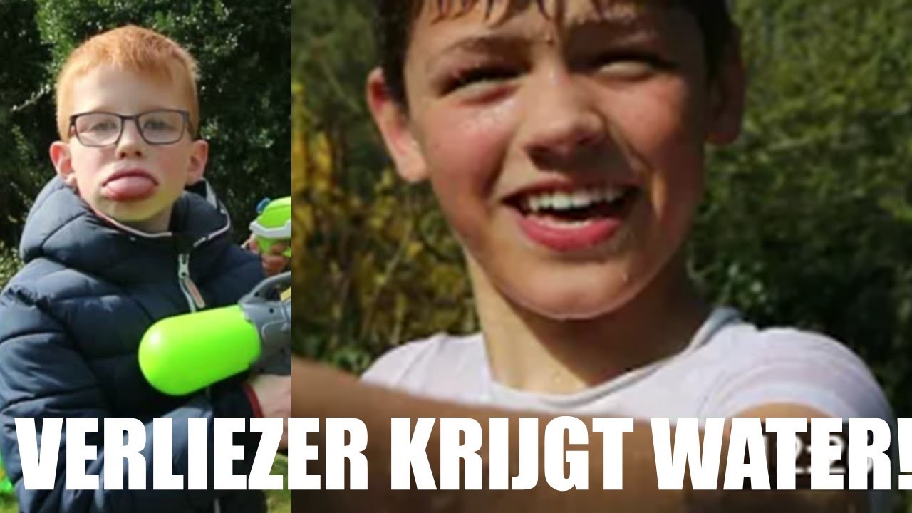 De Verliezer Wordt Bekogeld Met Water Parcour Challenge Met Bas Samfok Tv Youtube