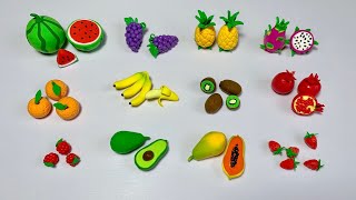 DIY How To Make Miniature Fruits| DIY Polymer Clay Fruits| Dolls Food| Clay Miniature Tutorial screenshot 2