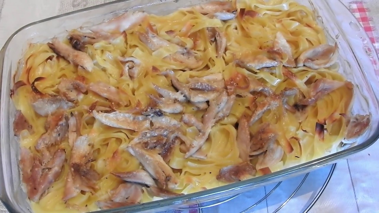 TAGLIATELLE CON POLLO IN FORNO Semplici e Deliziosi - YouTube