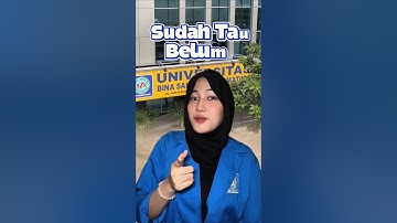 ✨ Universitas Bina Sarana Informatika Kampus Digital Kreatif Resmi Terakreditasi UNGGUL ✨🎓