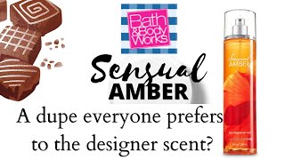 Bath and Bodyworks Sensual Amber Body Mist Review | Soumya Midhun