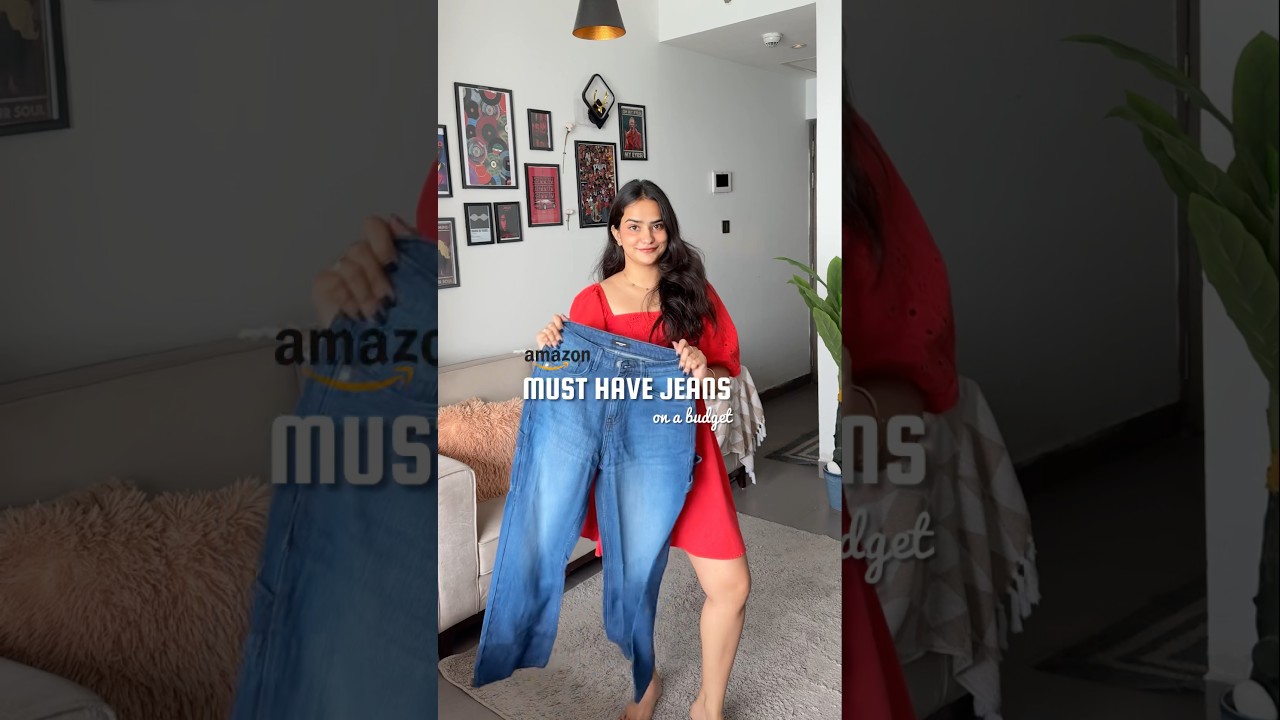 Wide Leg Jeans at a budget! 🥂| Amazon Finds 📸 