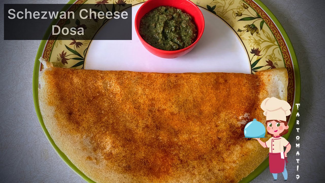 Schezwan Cheese Dosa How to make Schezwan Cheese Dosa Dosa Recipe