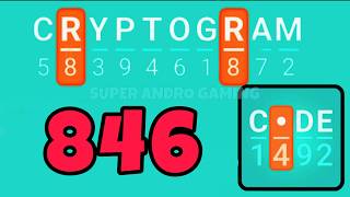 CRYPTOGRAM 846