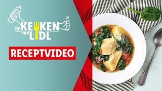 Mezzelune-Soep Met Spinazie En Gehakt I Lidl België