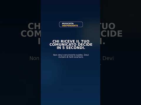 Video Comunicato Stampa Musicale