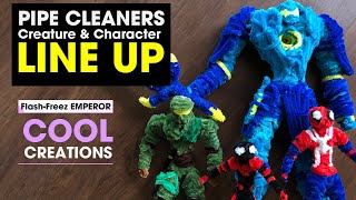 Pipe Cleaners Creations ~ My 2021 UPDATED Creature & Character Line Up