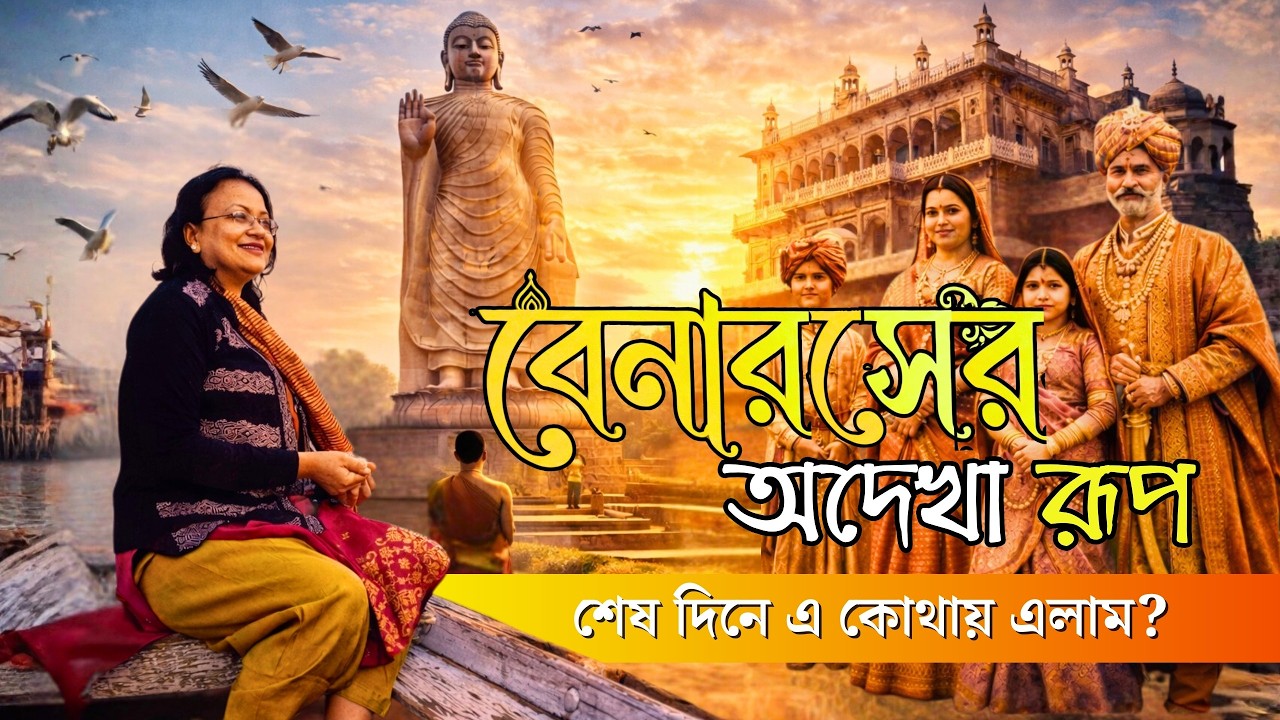 বারাণসীতে আমাদের শেষ দিন | Assi Ghat Boat Ride, Ramnagar Fort & Sarnath | Varanasi Vlog in Bengali |