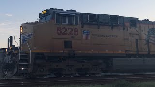 EB | UP Intermodal & Auto-Rack’s | + Horn Salute | Saltillo St. | San Antonio TX