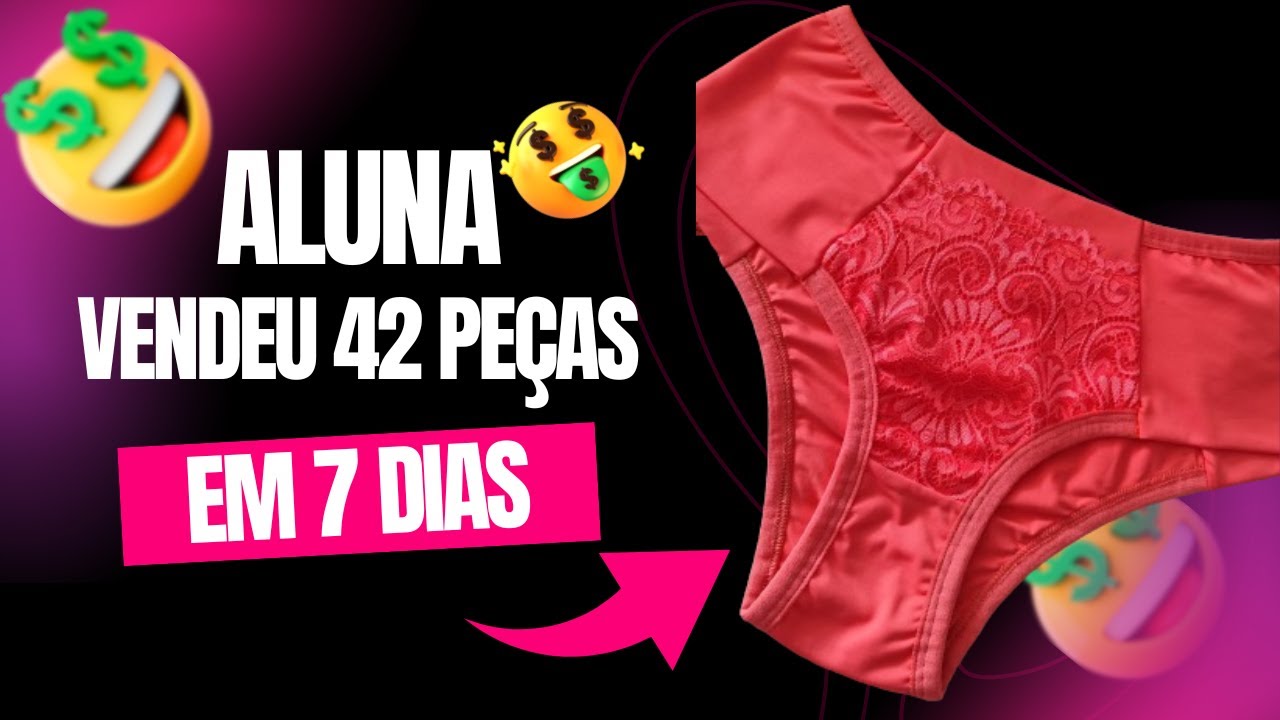 Calcinha Que vende mais que Água no Deserto Calcinha Nadir Passo a Passo