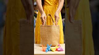 Go green with jute 🌿Eco-friendly • Reusable • SustainableLet’s protect our planet 🌍