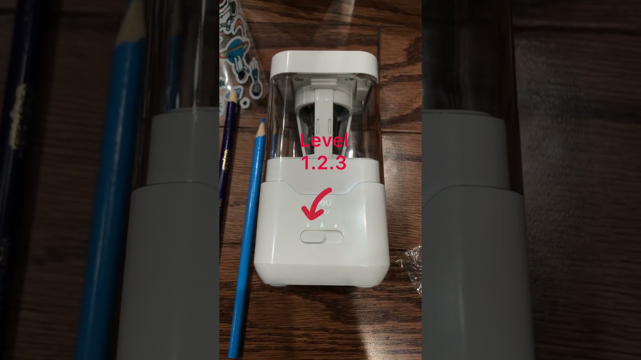 Unbox Deli Electric Pencil Sharpener, Auto Stop, Suitable for No.2 Pencils Colored Pencils, USB
