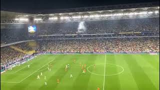 Fenerbahçe 2-0 Galatasaray Miha Zajc'ın golünden sonra gol anonsu.