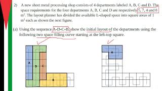 Facilities layout – Algorithmic approaches – LOGIC – MULTIPLE