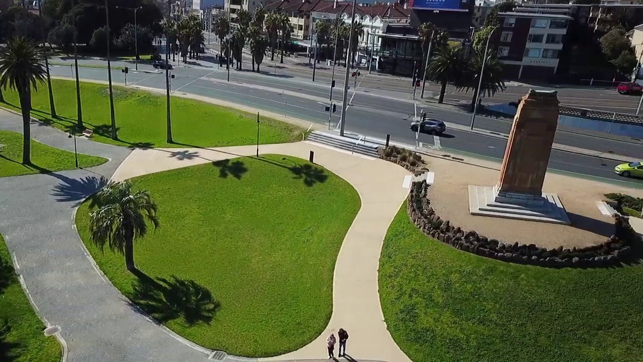 Rooftop and Catani Gardens at Royal Melbourne Yacht Squadron, St Kilda