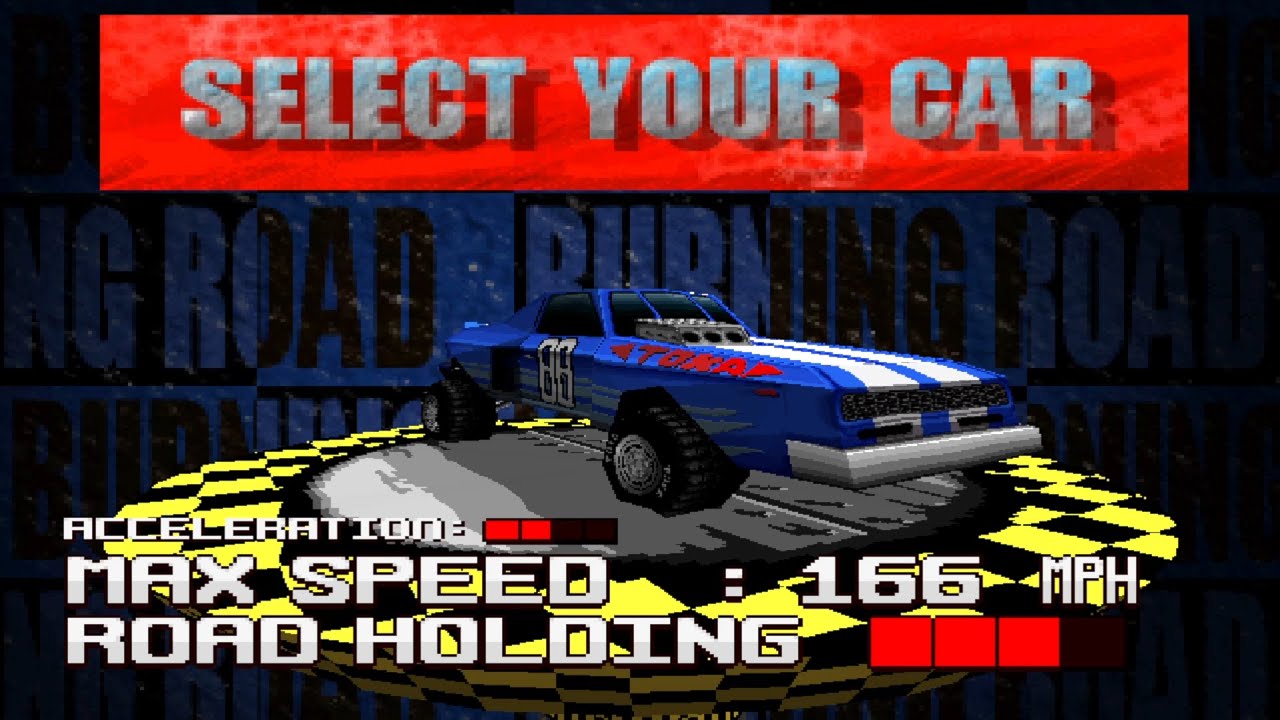 Burning Road All Cars [PS1] - YouTube