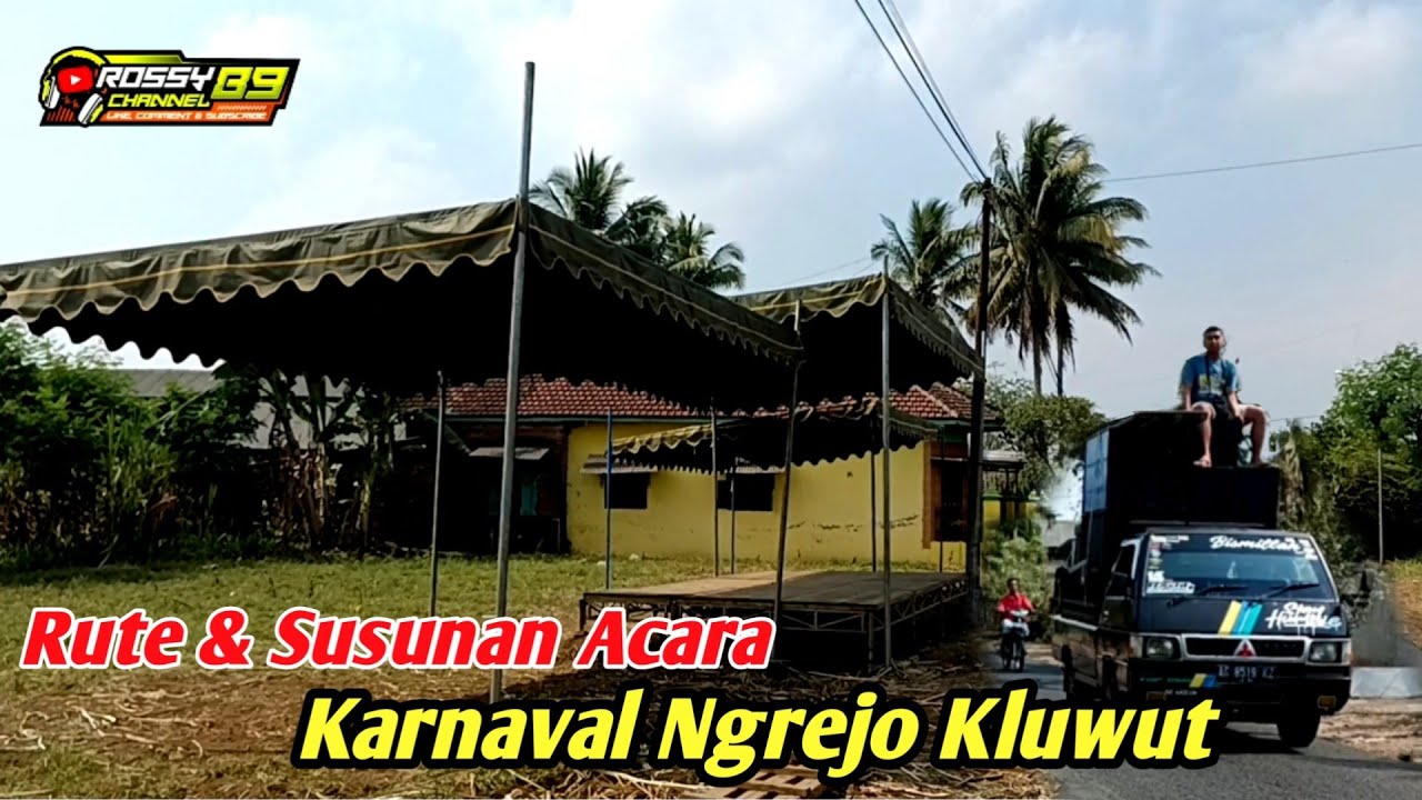Rute Karnaval Dusun Ngrejo Kluwut Wonosari 2023
