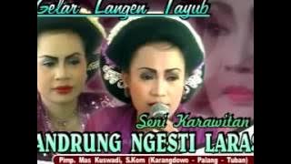 Ngesti Laras Seni Karawitan (Bahasa Tuban : Sindir / Tayub)