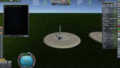 SpaceX Falcon Heavy Stage-1 Landing after booster separation (KSP with KOS code)