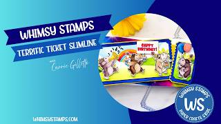 Whimsy Stamps Terrific Tickets Slimline Dies!!!