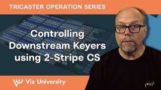 Controlling Downstream Keyers using 2-Stripe CS