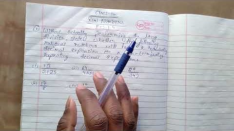 Class 10 ll Chapter Real Numbers Ex :- 1.4 ll Question no.1 (i)(ii)(iii)(iv)(v) Answer