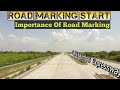 Road Marking Start In Delhi-Mumbai Expressway|| Why Road Marking Is Important? || With Specification